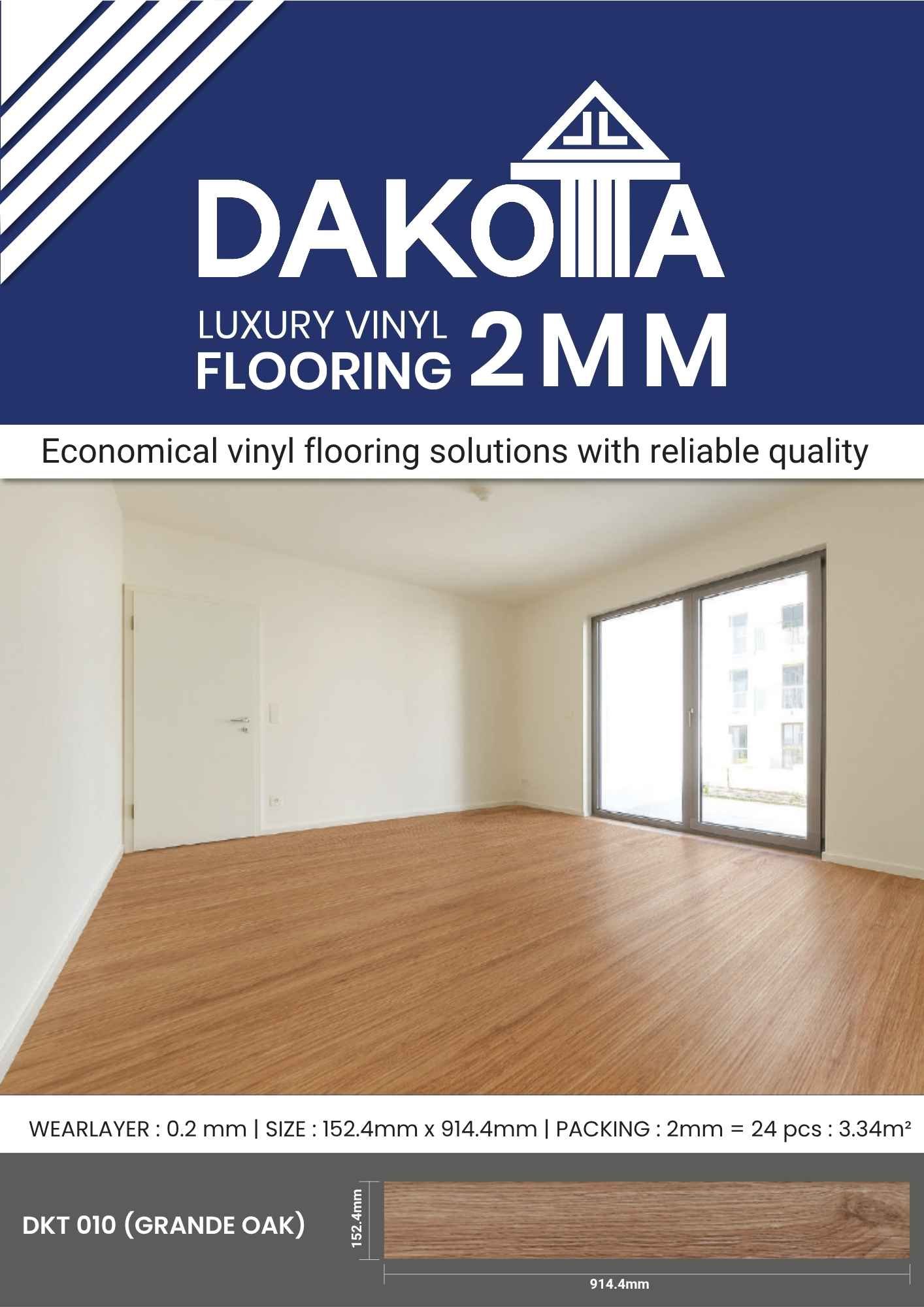 vinyl 2mm dakota