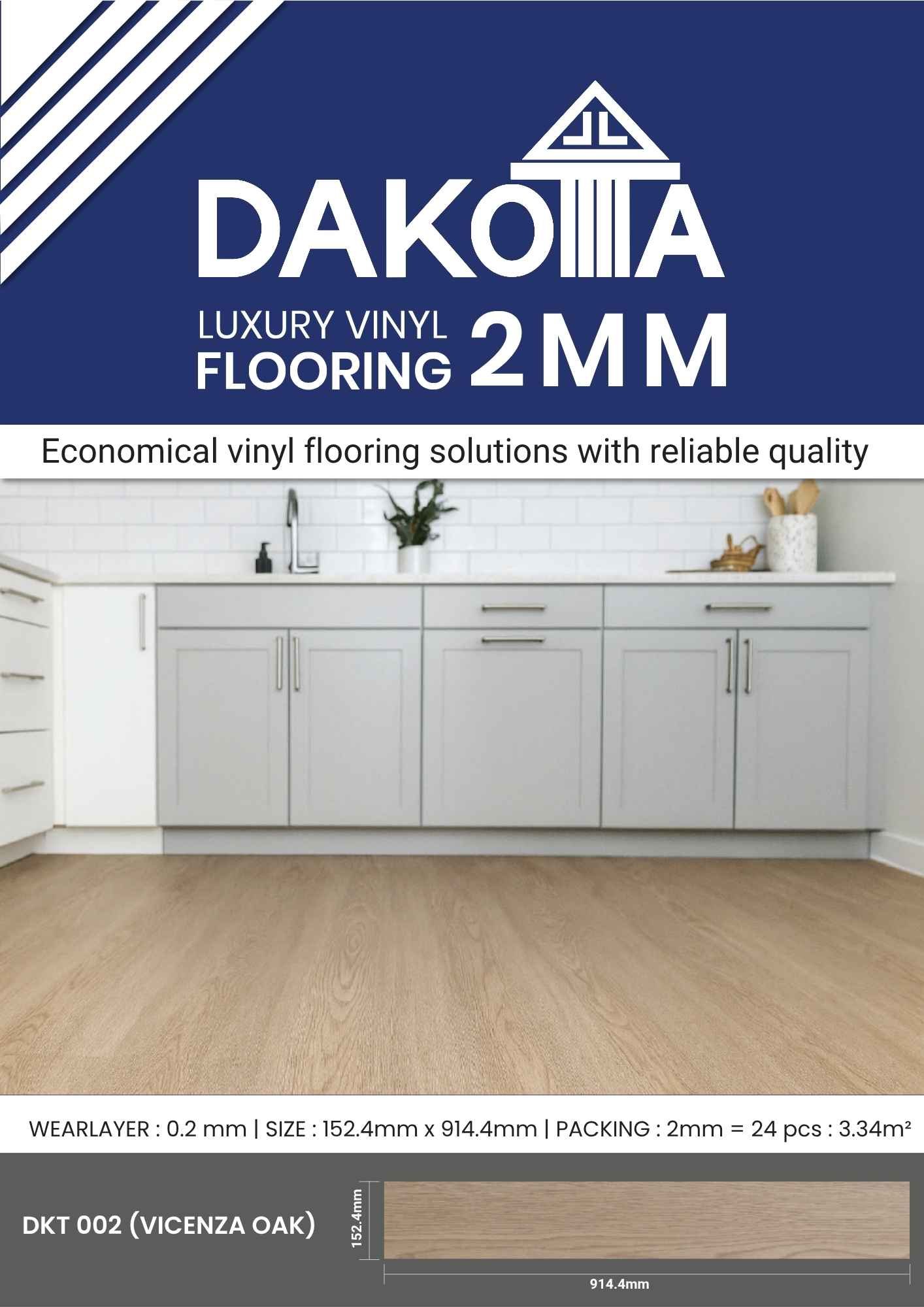 vinyl 2mm dakota