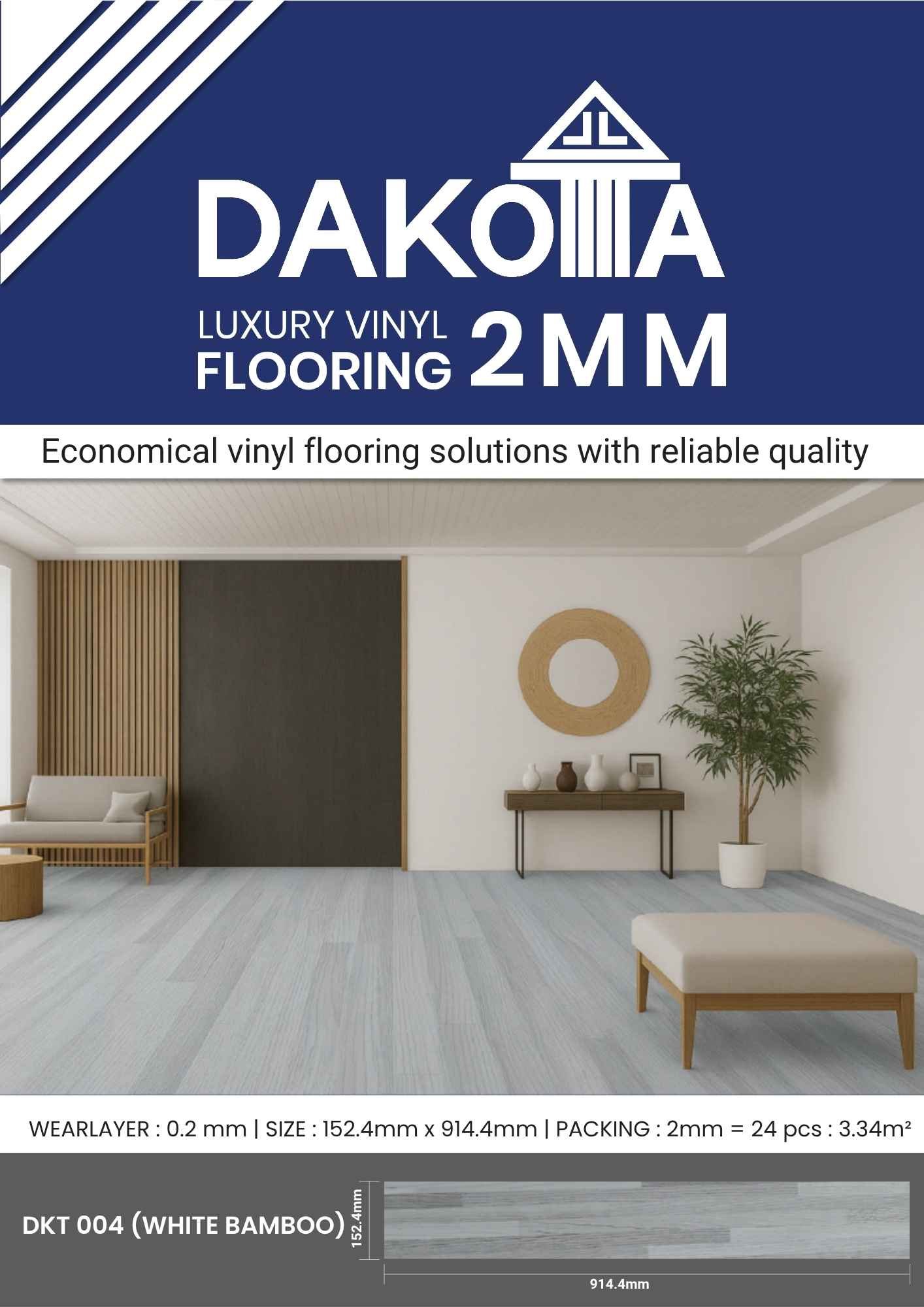 vinyl 2mm dakota