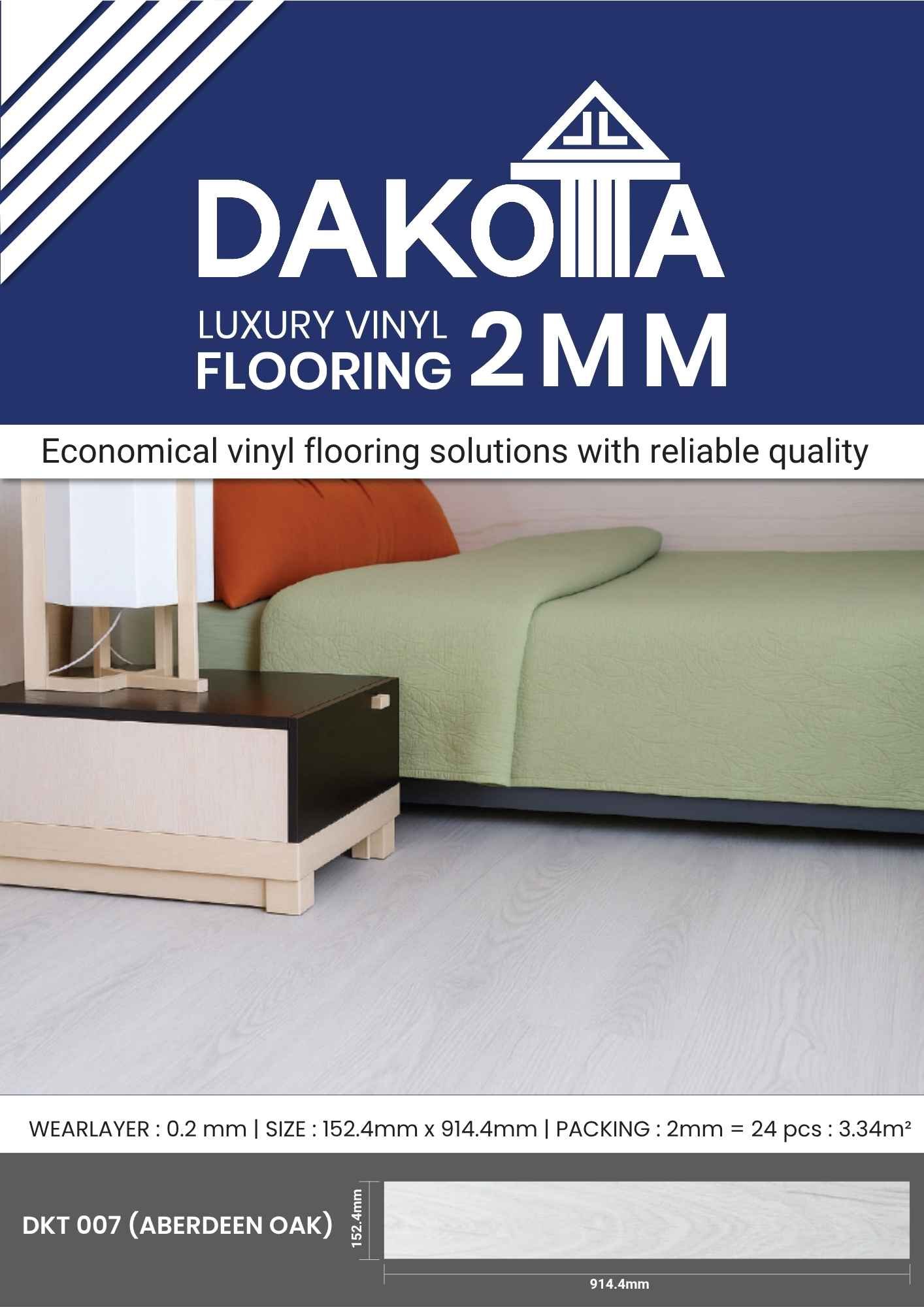 vinyl 2mm dakota