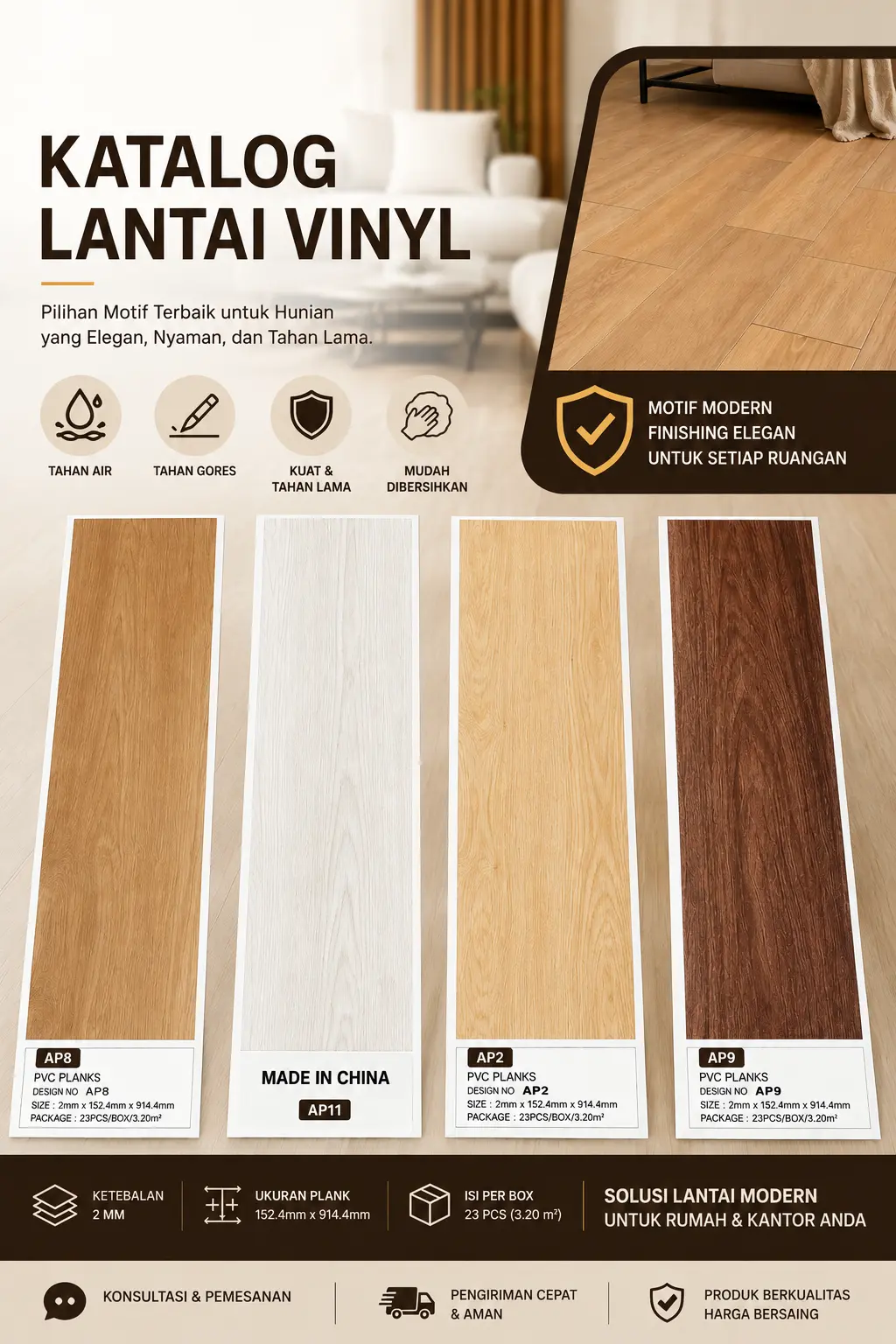 Lantai Vinyl 2mm - AERI - Image 2