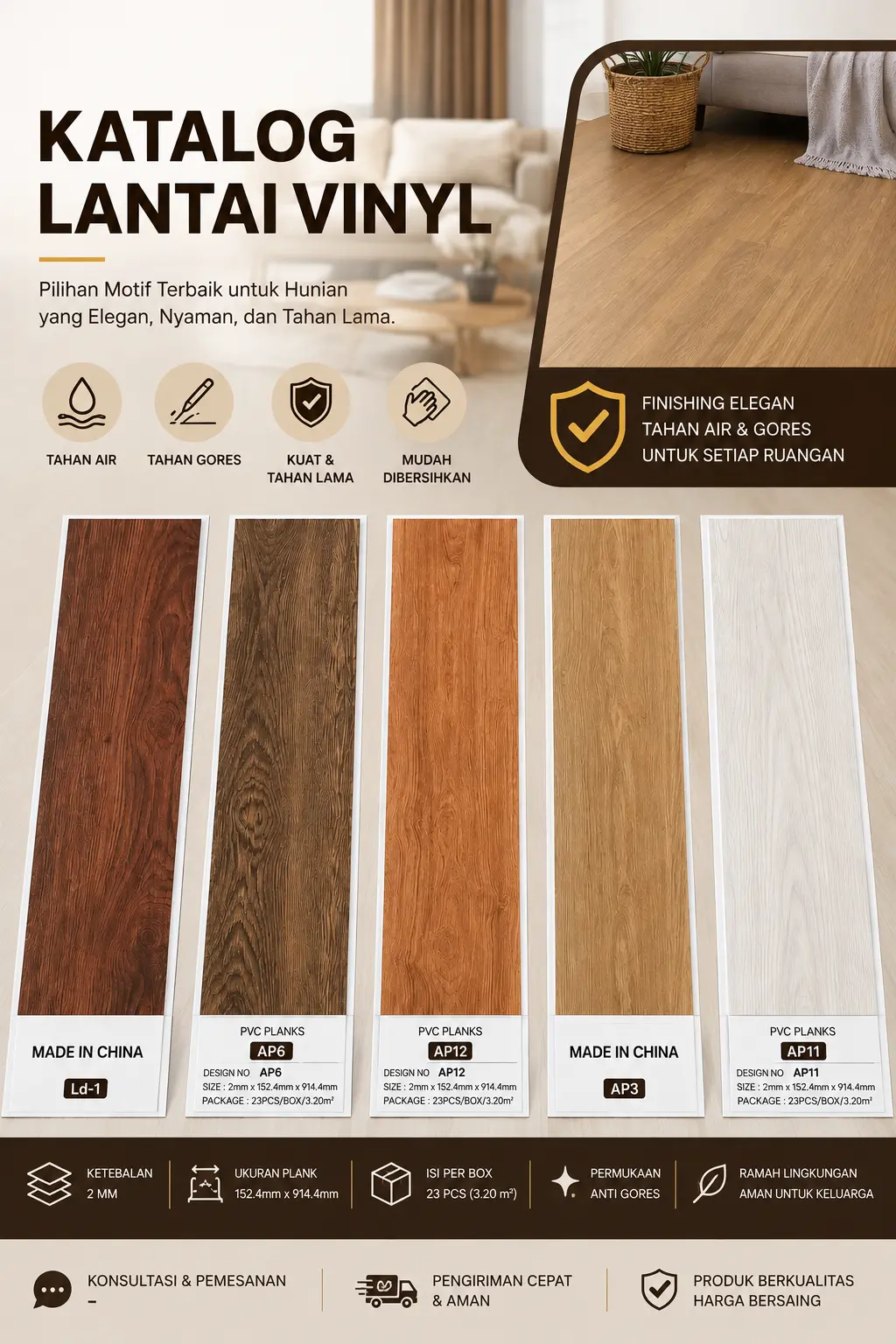 Lantai Vinyl 2mm - AERI - Image 3