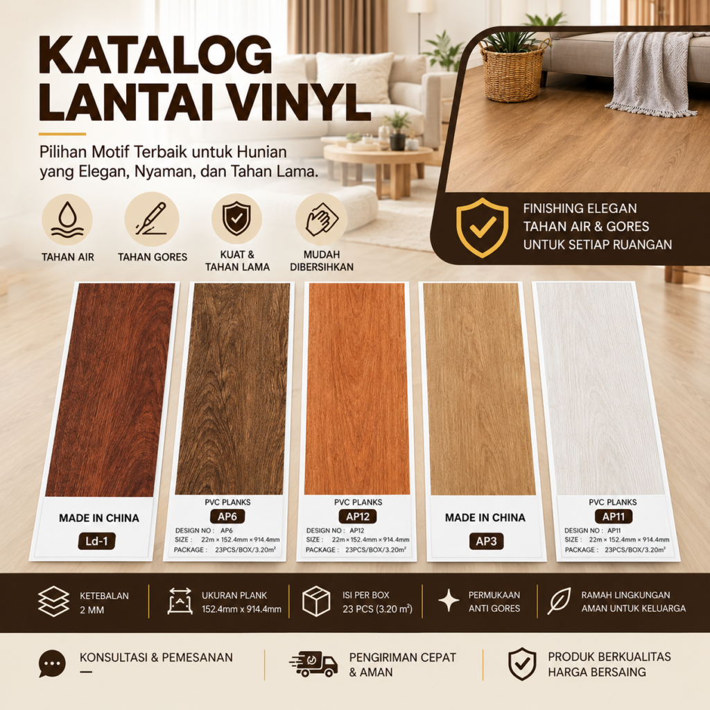 Katalog Lantai Vinyl Elegan